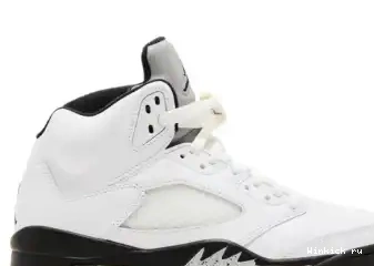 RETRO 5 BLACK' 'WHITE JORDAN 0531